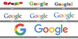 تاریخچه لوگوی گوگل