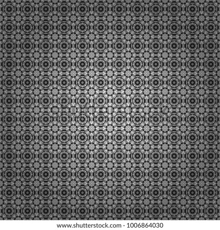 Black, white and gray texture. Graphic vector pattern. Wallpaper in the geometrical style. Abstract ornament. A seamless background.