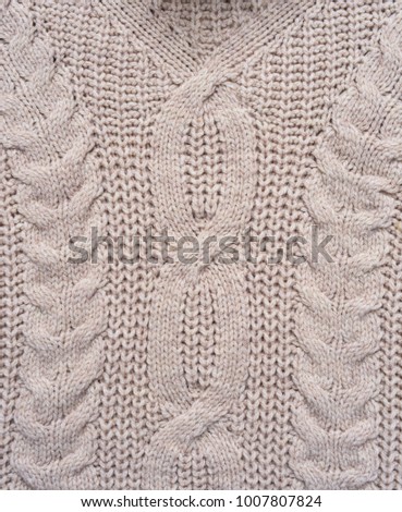 Close up Sweater texture 
