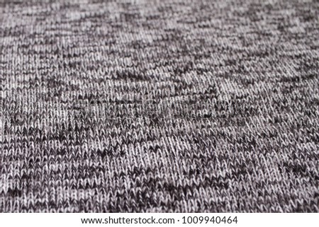 Gray melange jersey fabric for background
