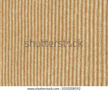 white-brown striped fabric texture as background