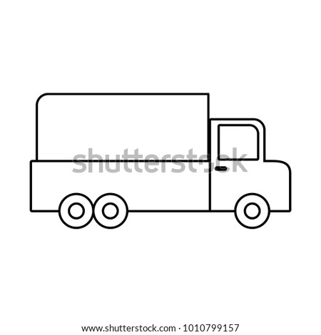 Cargo truck icon image
