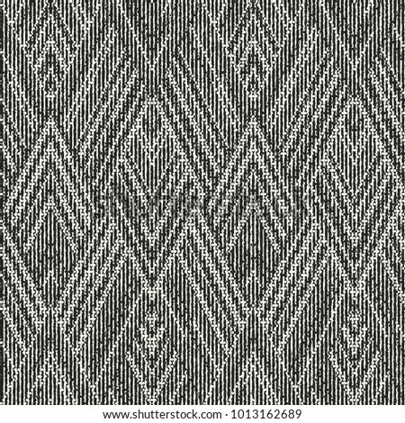 Monochrome Mottled Textured Subtle Geometric Pattern