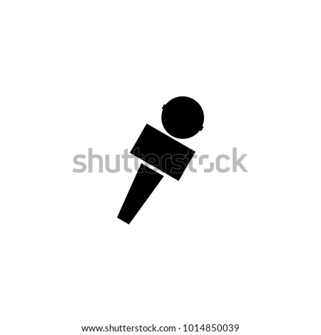news microphone icon vector