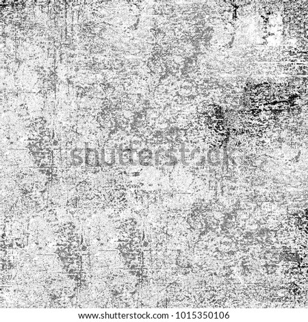 Grunge black white. Texture of cracks, dust, stains. Abstract monochrome background. Pattern fantastic for printing and design