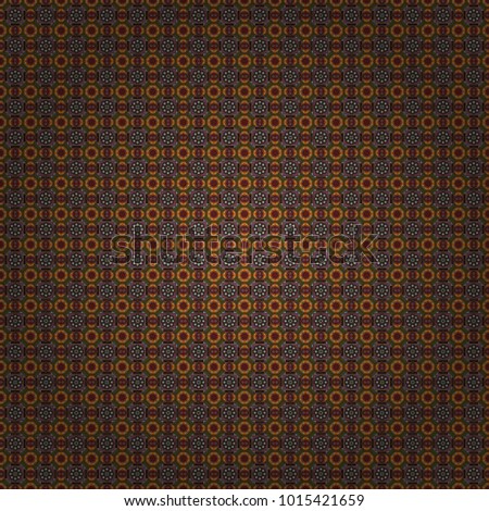 Seamless asian ethnic abstract retro doodle background pattern. Vector bright ornament of mandalas in purple, brown and gray colors.