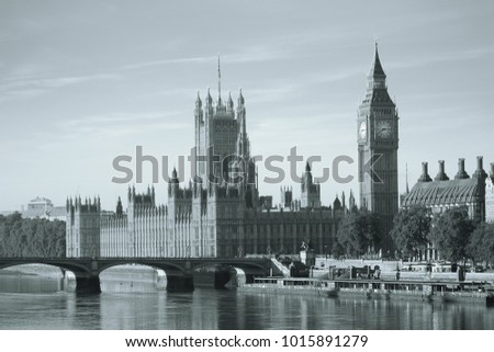 House of Parliament in Westminster in London.