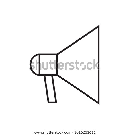 megaphone icon- vector illustration