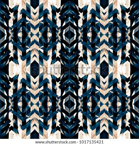 Bright kaleidoscope chevron seamless pattern. Herringbone tweed texture with diamond shaped elements. Abstract decorative motif for fashionable fabric, furniture, cloth print, interior design.
