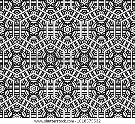 Vector fashion seamless pattern, geometric background
