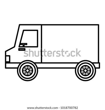delivery truck vehicle icon