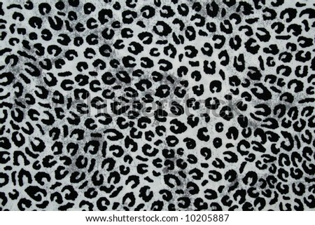 Leopardskin Pattern for background in Black and White