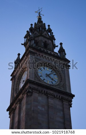 Albert Memorial Clock Tower in Belfast