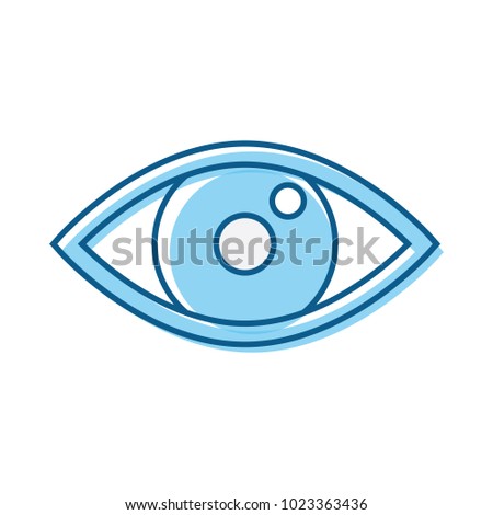 Eye flat icon
