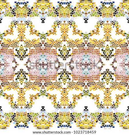 Mosaic square colorful pattern for wallpapers, ceramic tiles, design and backgrounds