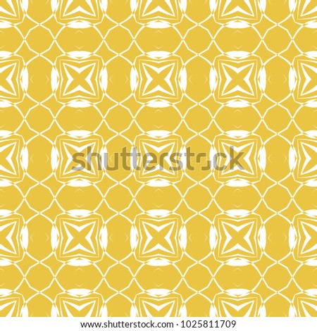 Abstract seamless pattern of yellow color for wallpapers and background.