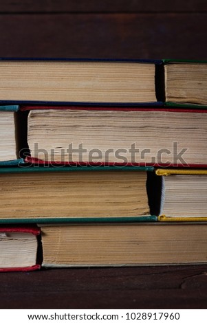 Books Folded A Friend To A Friend. Can Be Used Like Back Background.