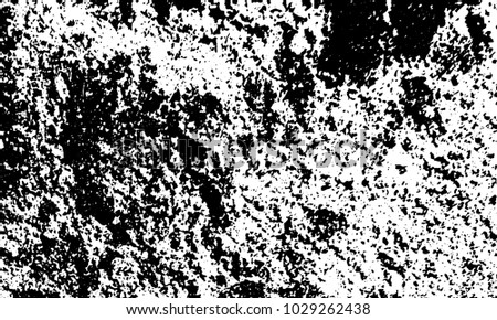 Black and white texture of old grunge wall background vector