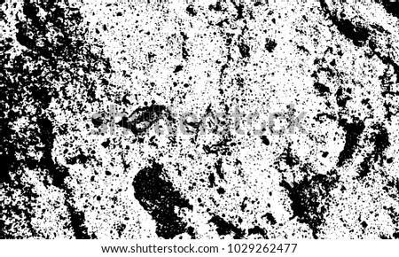 Black and white texture of old grunge wall background vector