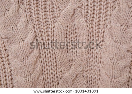 Close up female fabric sweater texture 

