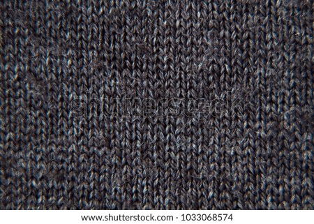 knitted grey wool fabric