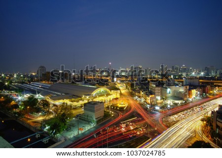 Bangkok in night