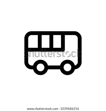 bus icon vector