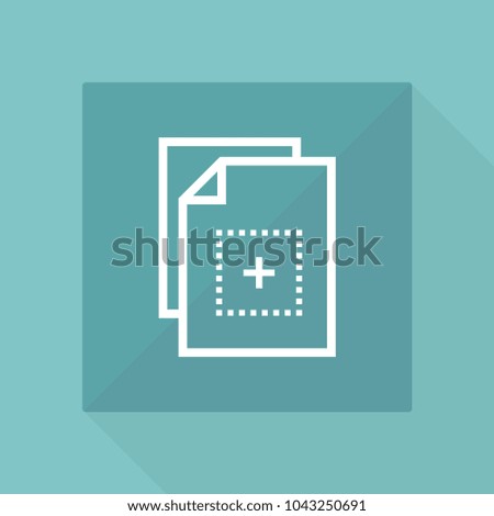 Office vector line icon