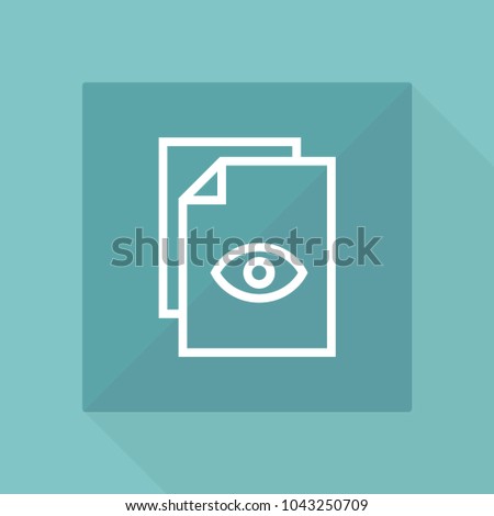 Office vector line icon