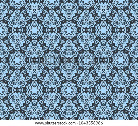 Art Deco seamless pattern with geometric ornament. Vector illustration. For design