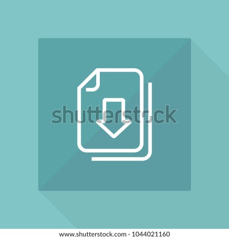 Office file line icon