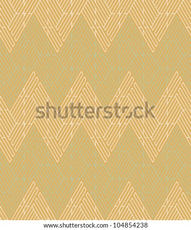 Seamless ornament in zigzag with line. Geometric pattern