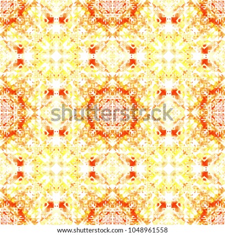 Tribal seamless pattern. Hand painted grunge watercolor texture
