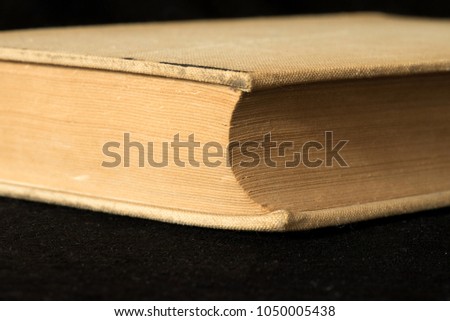 Close-up of an old book