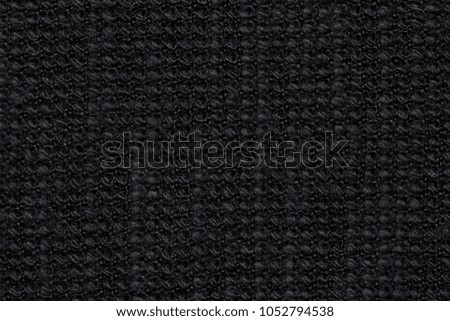 textile of black fabric