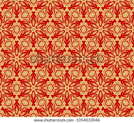 holiday floral seamless pattern background. Luxury texture for wallpaper, invitation. Vector illustration. Art deco