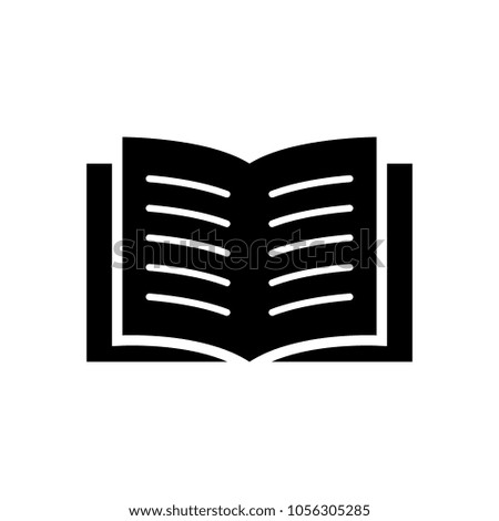 book icon, vector illustration.
