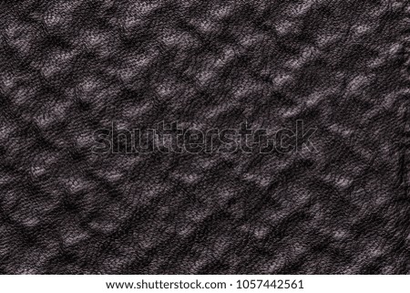 texture of black leather.