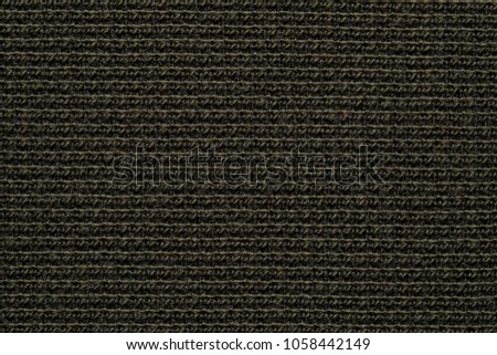 khaki knitted fabric texture.