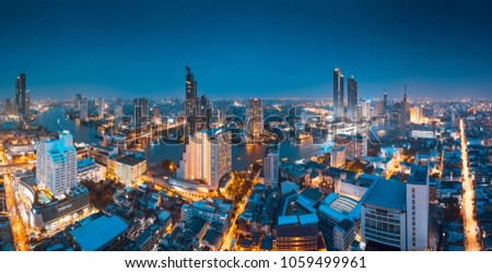 Bangkok panorama, Thailand
