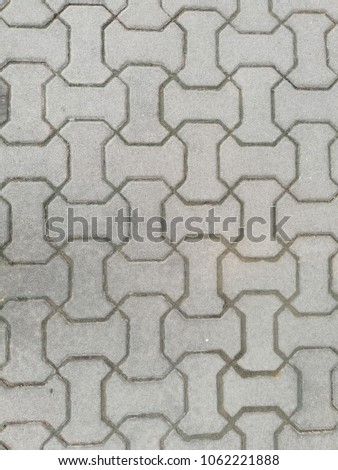 Sidewalk tile background.