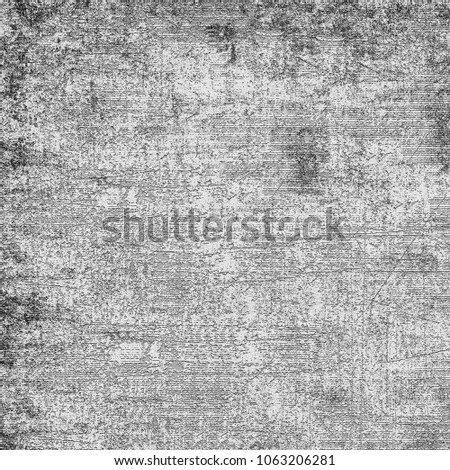 Texture of dust, scratches, dirt, stains. Vintage black and white grunge background