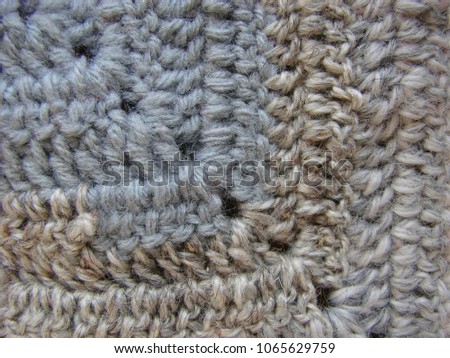 knitting wool texture background. copy space