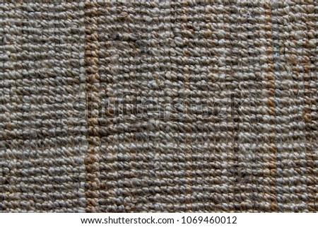 Texture of a coarse wicker rug 