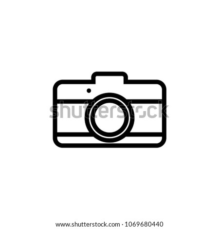 Camera photography icon logo vector template