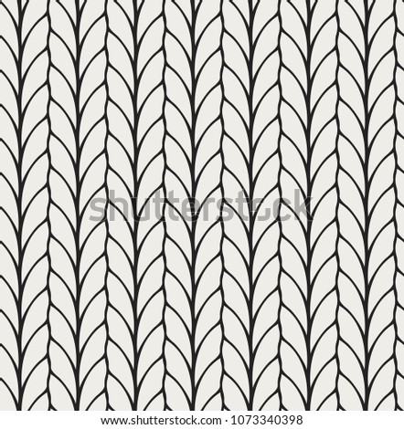 Abstract Woven Seamless Vector Pattern. Geometric texture. Repeating background.