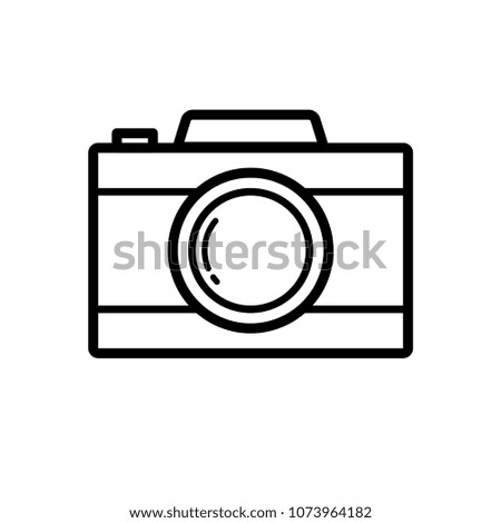 camera icon - photography icon vector