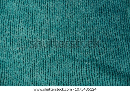 Green texture of piece of cloth