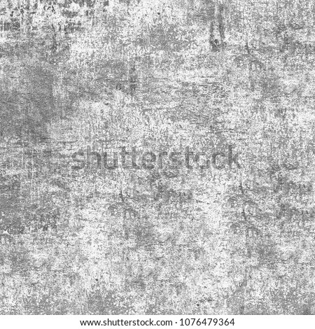 Grunge black and white. Texture of old scratched dirty surface. Abstract pattern of dust, stains, chips, scuffs