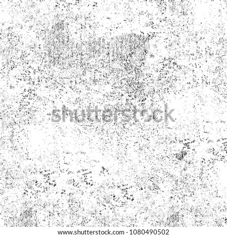 Grunge black and white. Abstract monochrome pattern. Dirty background of stains, cracks, scuffs, dust, chips